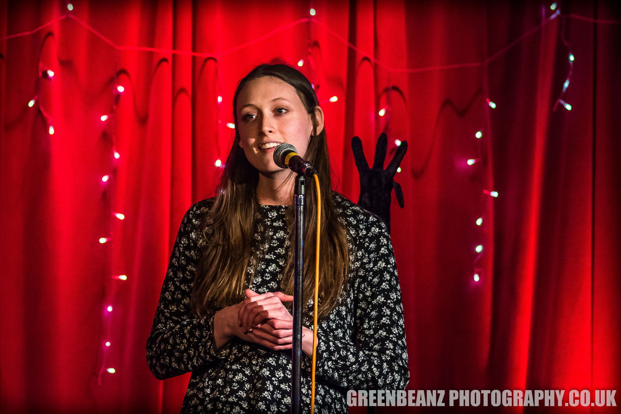 'Poetry Machine' founder Beth Calverley shares her work with the audience